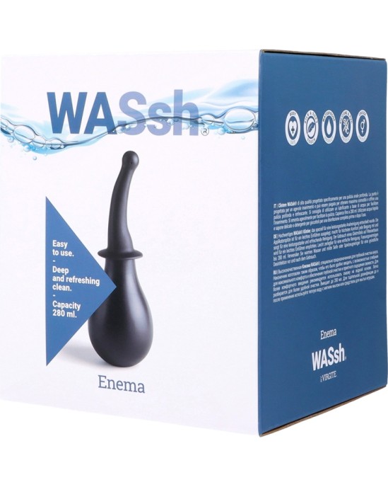 Virgite - Wassh BLACK CURVE ANAL CLEANING ENEMA 280 ML