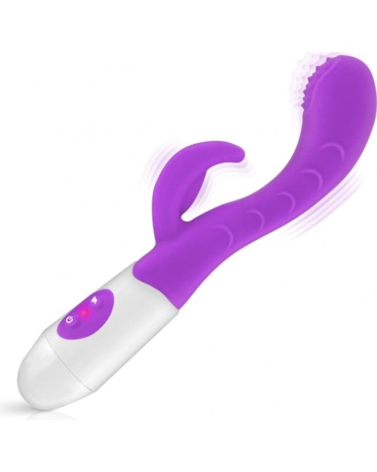 Yoba RABBIT LEOLA PURPLE SILICONE VIBRATOR