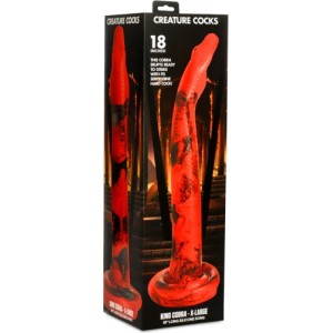 Xr - Creature Cocks KING COBRA XL SILIKONA DILDO 45'7 CM