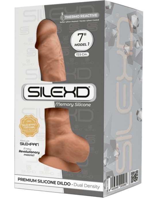 Silexd SILIKONA DILDO MODELIS 1 7 KARAMELE"