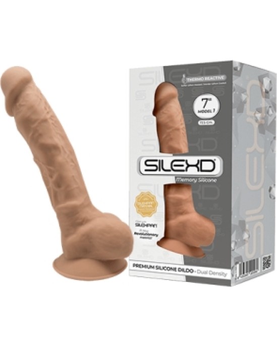 Silexd SILIKONA DILDO MODELIS 1 7 KARAMELE"