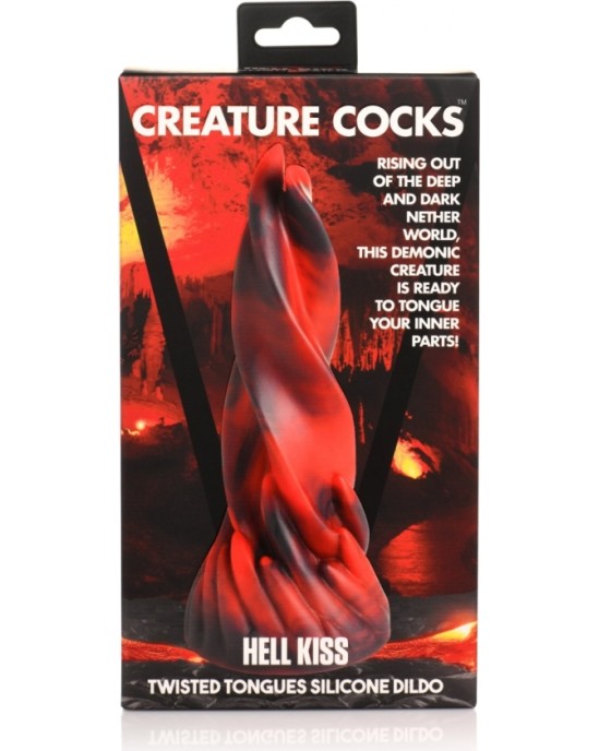 Xr - Creature Cocks HELL KISS TWISTED TONGUES SILIKONA DILDO