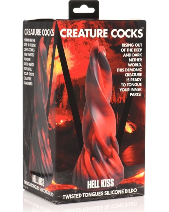 Xr - Creature Cocks HELL KISS TWISTED TONGUES SILIKONA DILDO