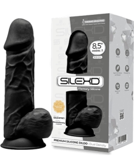 Silexd SILIKONA DILDO MODELIS 4 8'5 BLACK"