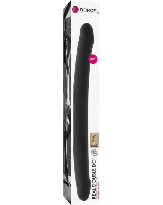 Dorcel REAL DOUBLE SILICONE DILDO DOUBLE DO BLACK