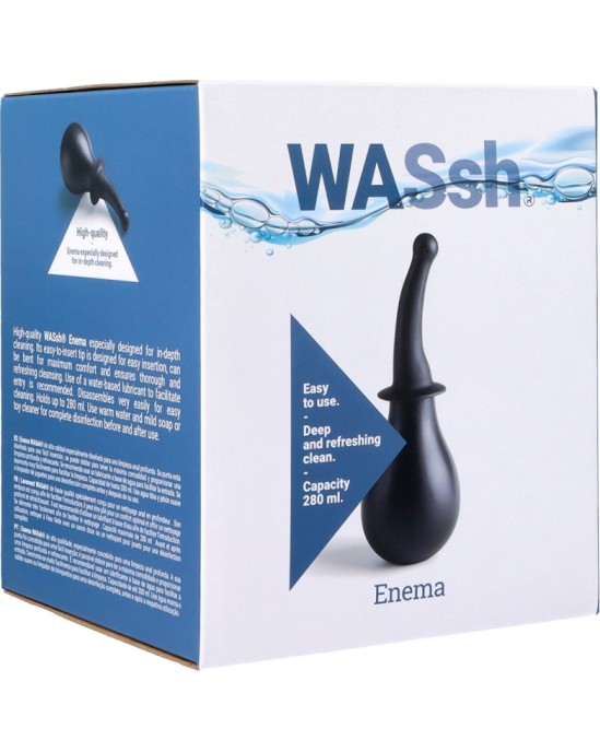 Virgite - Wassh BLACK CURVE ANĀLĀ TĪRĪŠANAS KLIZMA 280 ML