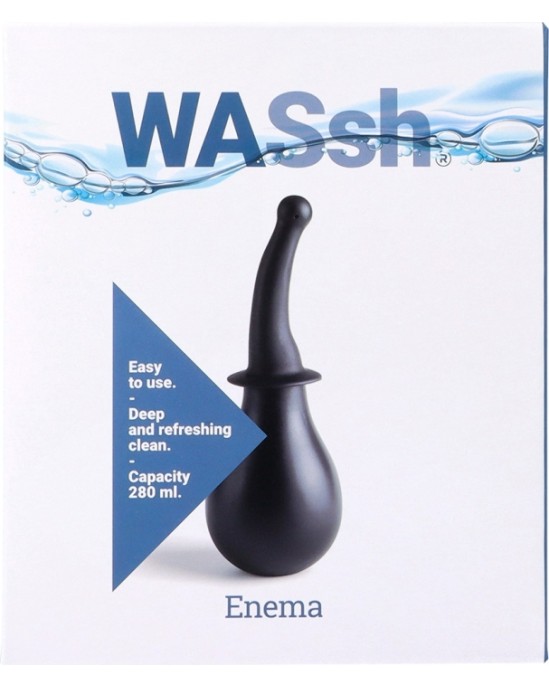 Virgite - Wassh BLACK CURVE ANAL CLEANING ENEMA 280 ML