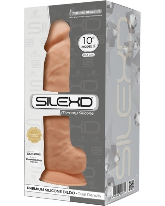 Silexd SILIKONA DILDO MODELIS 5 10 FLESH"