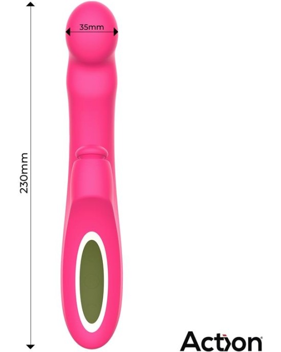 Action Enles Vibe with Beating Ball, Thrusting y Heat Function