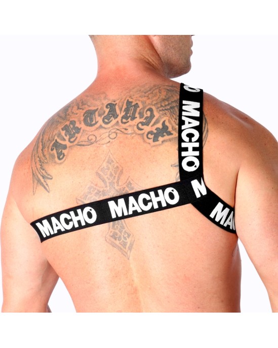 Macho Underwear МАЧО - РИМСКАЯ РЕГУЛЯЦИЯ БЕЛАЯ S/M