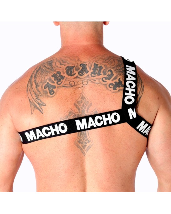 Macho Underwear MACHO - ROMĀŅU ZIKTAS BALTA S/M