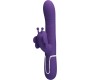 Pretty Love Flirtation PRETTY LOVE - MULTIFUNCTION RABBIT VIBRATOR 4 IN 1 BUTTERFLY PURPLE