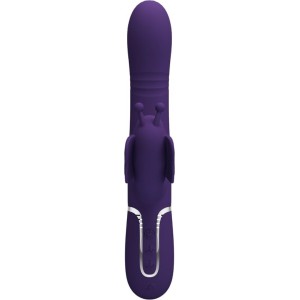 Pretty Love Flirtation PRETTY LOVE - MULTIFUNCTION RABBIT VIBRATOR 4 IN 1 BUTTERFLY PURPLE