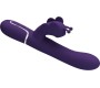 Pretty Love Flirtation PRETTY LOVE — DAUDZFUNKCIJAS ZAŠU VIBRATORS 4 IN 1 BUTTERFLY Purpurs