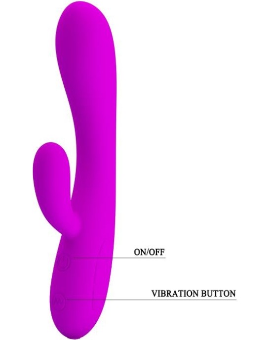 Prettylove Vibrador Victor Color P rpura