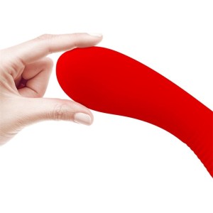 Prettylove Prescott Vibrator USB Silicone Red