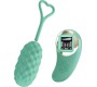 Prettylove Vivian Vibrating Egg with Digital Screen Remote Control Green