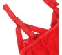 Subblime Teddies SUBBLIME - TEDDY WITH GARTER STRAP DETAIL CHEST RED L/XL