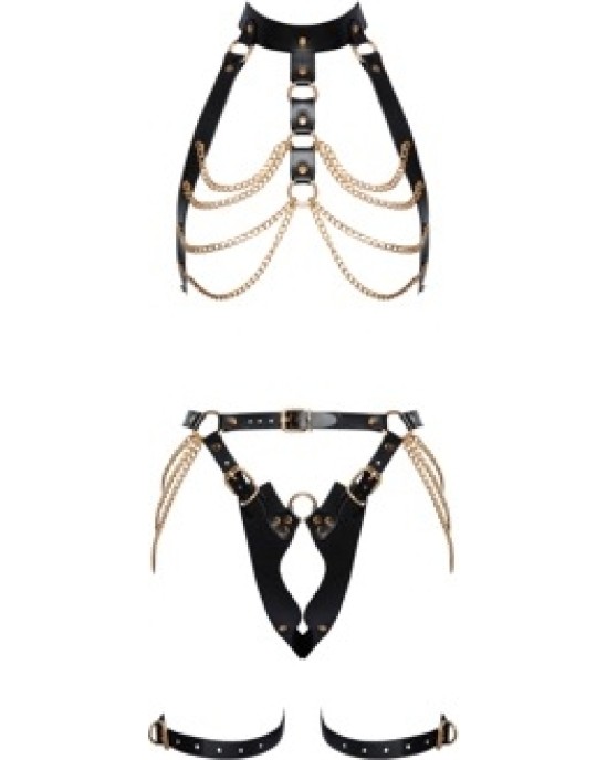 Zado Leather Harness Set S/M