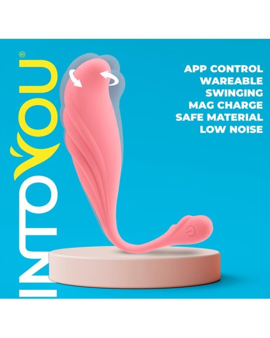 Intoyou App Series Vibrating Egg with Waving and APP USB