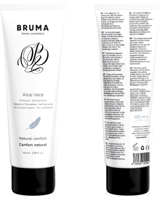 Bruma ГЕЛЬ ДЛЯ СЛАЙЗИНГА АЛОЭ ВЕРА НАТУРАЛЬНЫЙ КОНФОРТ 100 МЛ