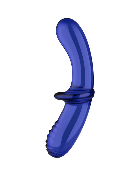 Satisfyer Crystal SATISFYER - DOUBLE CRYSTAL DILDO BLUE