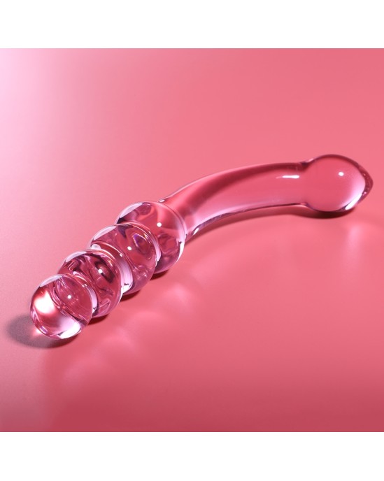 Nebula Series By Ibiza MODEL 14 DILDO BOROSILICATE GLASS 18.5 X 3 CM PINK