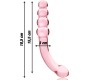 Nebula Series By Ibiza MODEL 14 DILDO BOROSILICATE GLASS 18.5 X 3 CM PINK