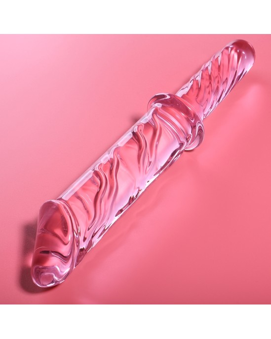 Nebula Series By Ibiza MODEL 24 DILDO BOROSILICATE GLASS 28.5 X 5 CM PINK