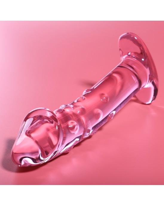 Nebula Series By Ibiza MODEL 19 DILDO BOROSILICATE GLASS 18.5 X 4 CM PINK