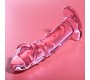 Nebula Series By Ibiza MODEL 19 DILDO BOROSILICATE GLASS 18.5 X 4 CM PINK