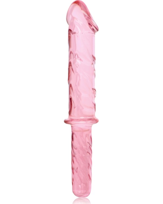 Nebula Series By Ibiza MODEL 24 DILDO BOROSILICATE GLASS 28.5 X 5 CM PINK