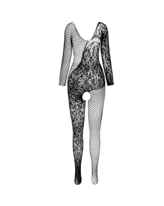 Passion Woman Bodystockings PASSION - BS 107 BODYSTOCKING BLACK ONE SIZE