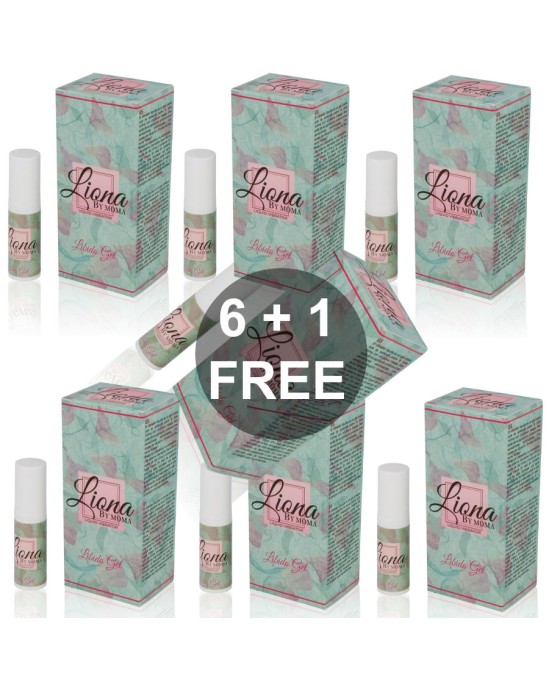 Liona By Moma LIQUID VIBRATOR LIBIDGEL 6 + 1 FREE