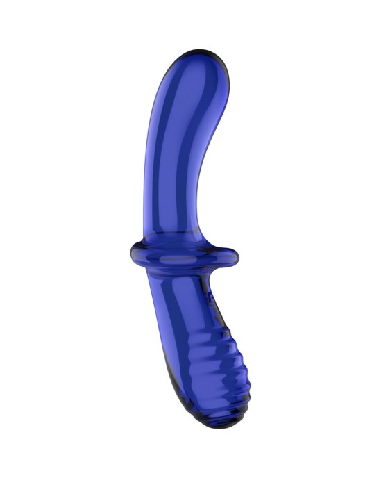 Satisfyer Crystal SATISFYER - DOUBLE CRYSTAL DILDO BLUE