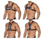 Cut4Men H4RNESS06 Chest Harness 4WAY Radiant Blue One Size