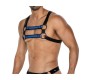 Cut4Men H4RNESS06 Chest Harness 4WAY Radiant Blue One Size