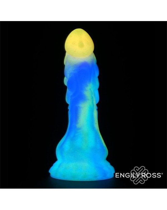 Dildox By Engily Ross Dildo Drag n Brilla en la Oscuridad Silicona L quida 18 cm