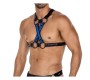 Cut4Men H4RNESS06 Chest Harness 4WAY Radiant Blue One Size