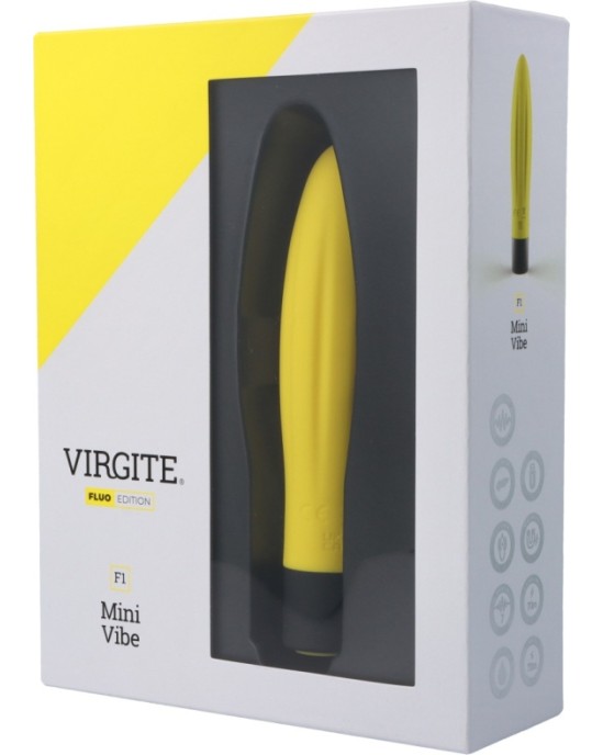 Virgite - Fluo F1 FLUO SILIKONA UZLĀDĒJAMS VIBRATORS