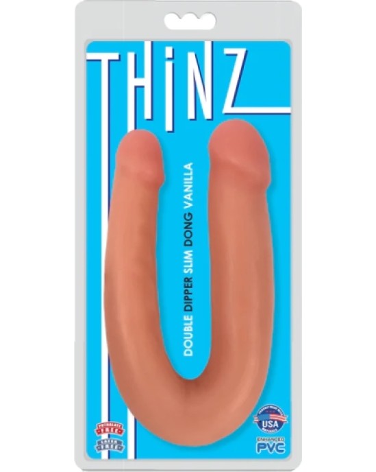 Xr - Thinz DOUBLE THINZ FLESH FINE DILDO 33 CM