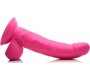 Xr - Pop Peckers REĀLISTS DILDO AR sēkliniekiem 19 CM ROZĀ