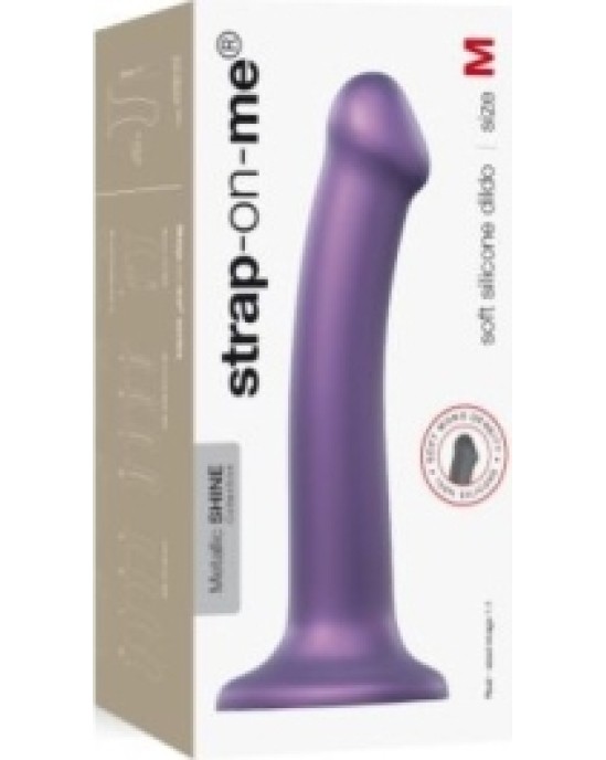 Strap-On-Me MONO BLĪVUMA VIOLETĀ METĀLiskā DILDO M