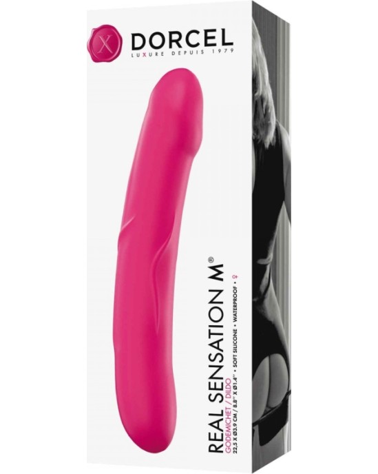 Dorcel SILIKONA DILDO REAL SENSATION M MAGENTA