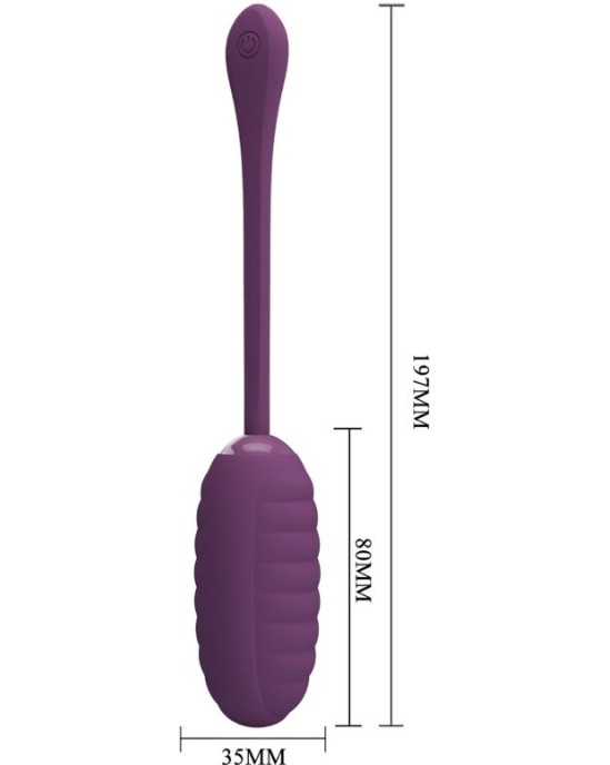 Pretty Love Smart PRETTY LOVE - CASPER PURPLE RECHARGEABLE VIBRATING EGG