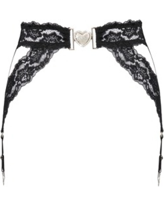 Cottelli Lingerie Suspender Belt heart S/M