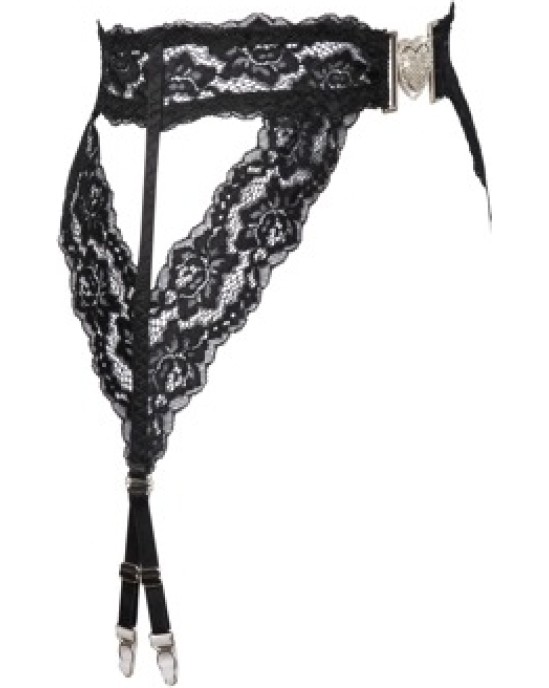 Cottelli Lingerie Suspender Belt heart S/M