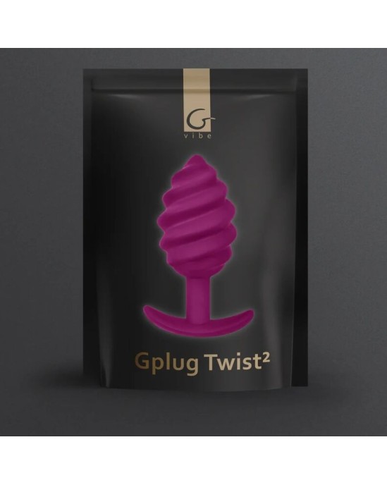 G-Vibe GPLUG TWIST 2 PURPURA ANĀLAIS SPRIEĶIS