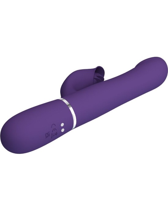 Pretty Love Flirtation PRETTY LOVE - ВИБРАТОР ZALIN RABBIT PEARLS 4 В 1 ФИОЛЕТОВЫЙ