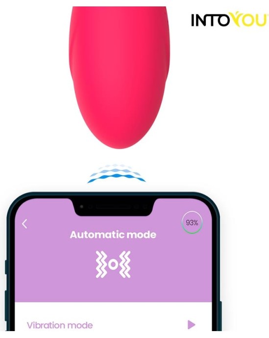 Intoyou App Series Bulby Vibrating Egg with App Red